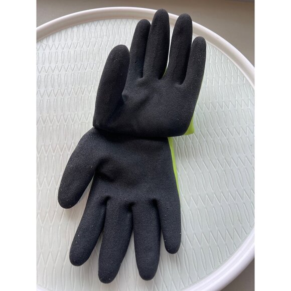 Hand Armor Thermal Waterproof Soft Work Gloves L Latex Coated Double Layer NEW - Picture 4 of 7